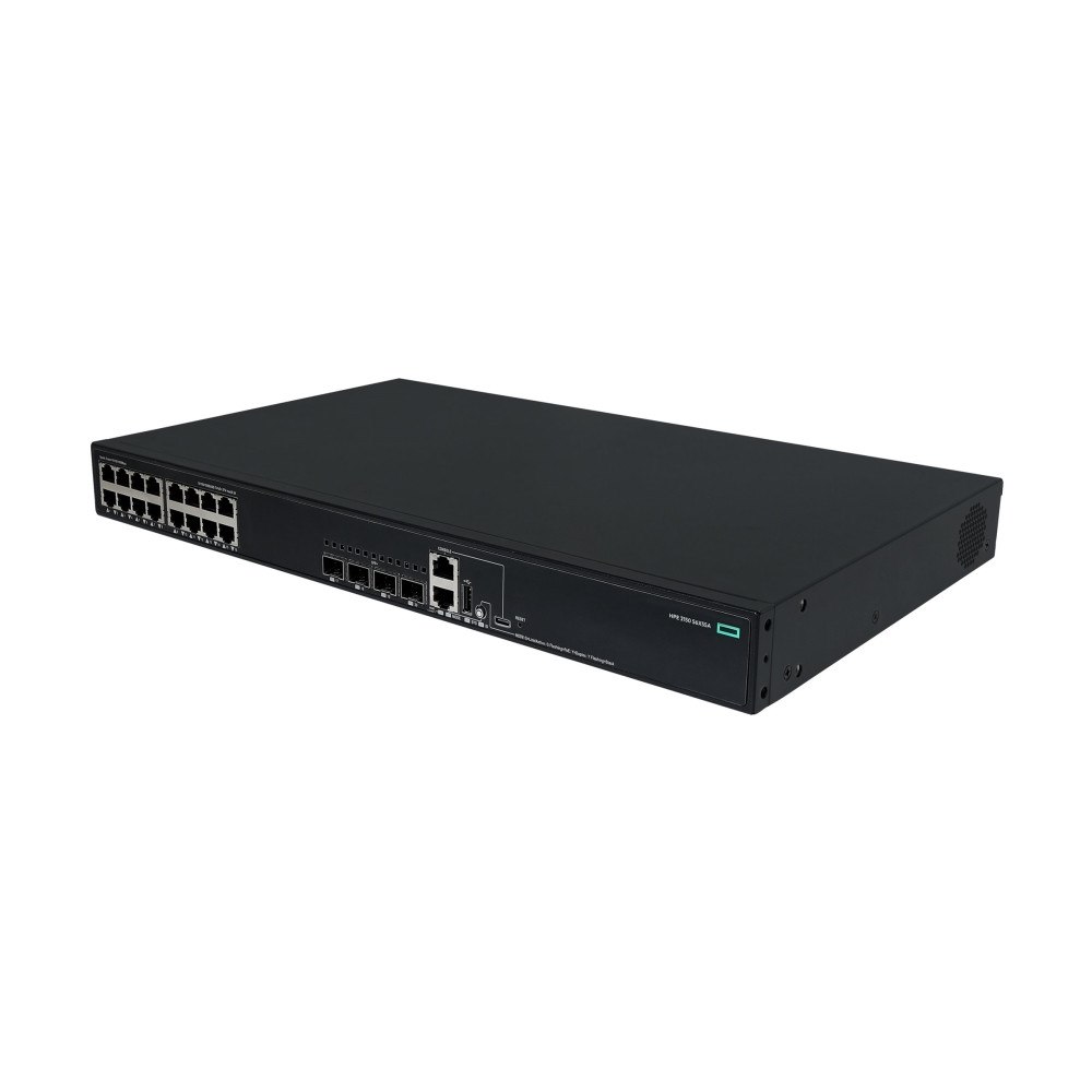 HP HPE Networking Comware 2150 16p 10M/100M/1G PoE+ 4p SFP+ 1G/10G 248W - switch - 16 portar - Administrerad - rackmonterba...