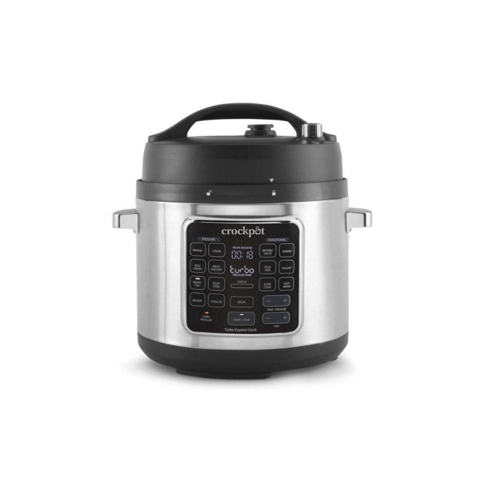 Crock-Pot Crock-Pot CSC062X, 5,6 l, 1400 W, Svart, Rostfritt stål, 7 p...