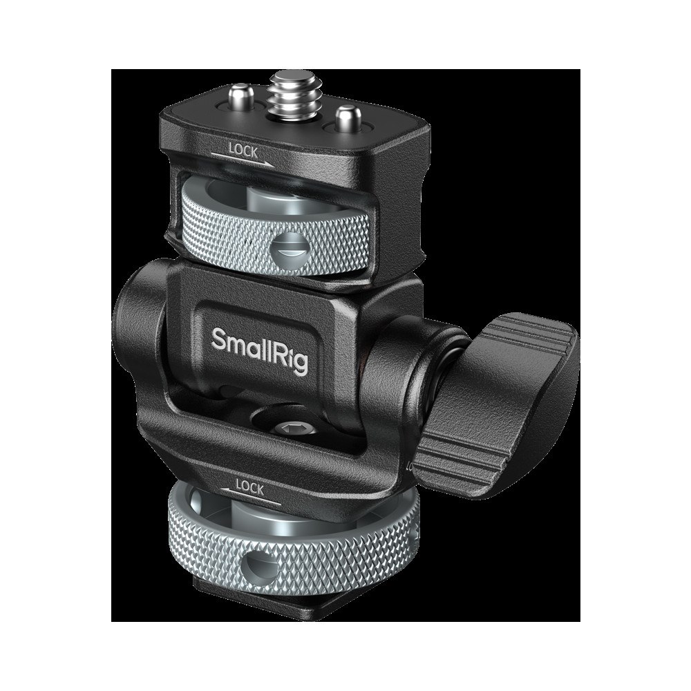SMALLRIG SmallRig 6313 Monitor Support for Horizontal & Vertical Shooting with Cold Shoe Mount