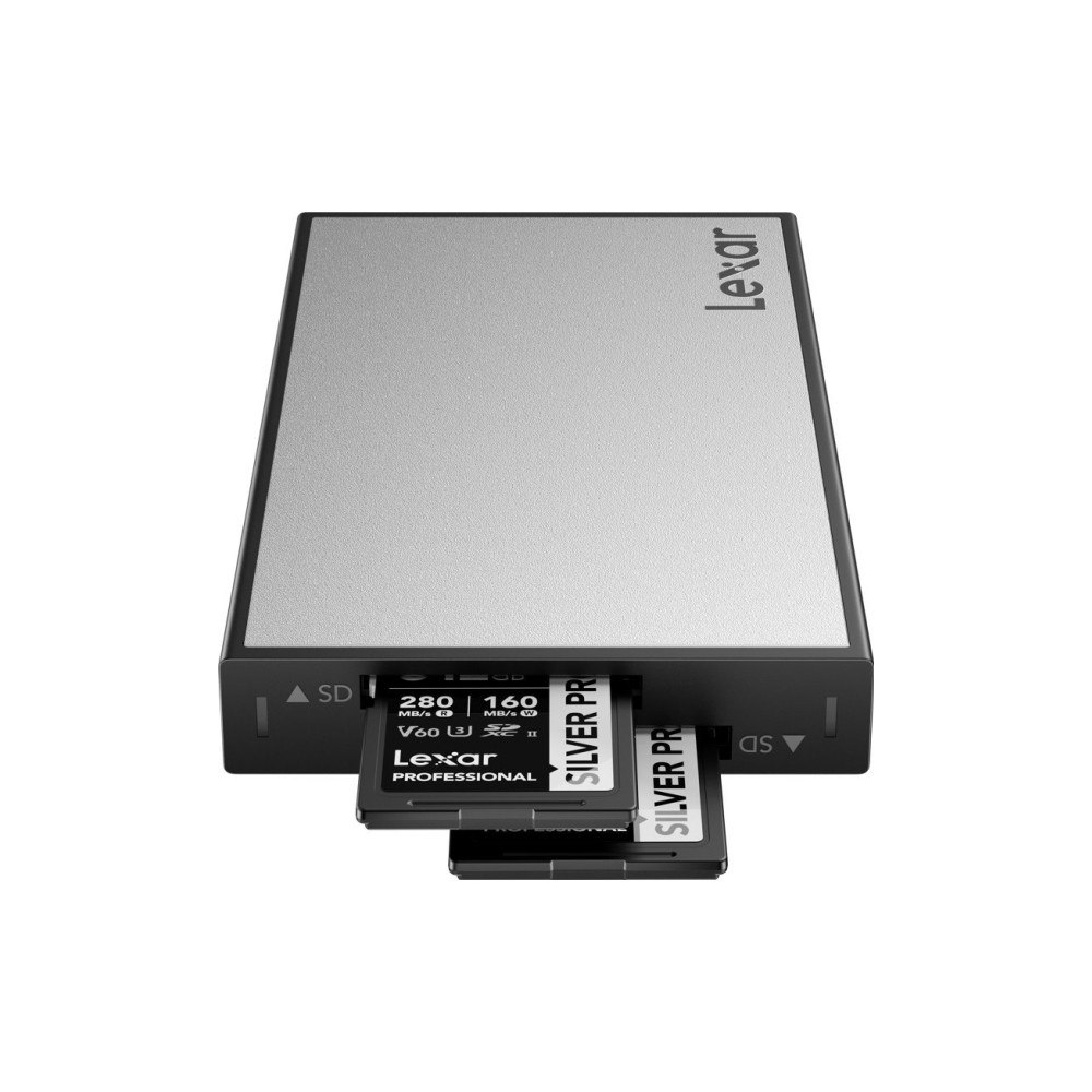 Lexar Media Lexar USB 3.2 Gen2 Professionellt arbetsflöde Dual SD UHS-II