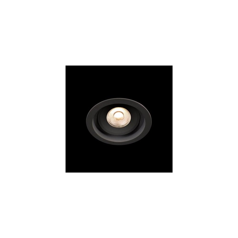 Solar Plus LED downlight Level Quick ISO svart 2700K 480 lm Ra>90 3SDCM...