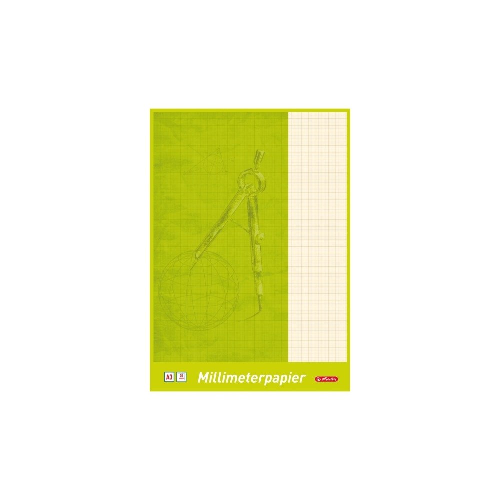 Herlitz Herlitz Millimeterpapirblok A3 80 g/m²