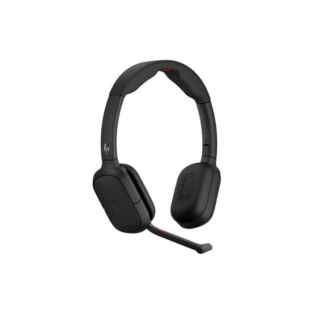 HP POLY HP Poly Focus 625 - headset - USB-C via Bluetooth-adapter - Microsoft Teams Certified