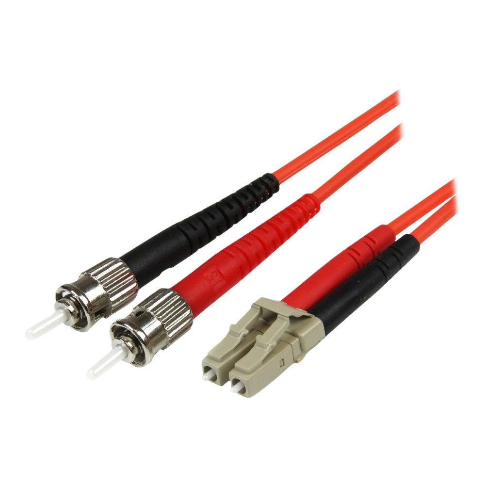 StarTech.com StarTech.com 5m Fiber Optic Cable - Multimode Duplex 50/125 - LSZH - LC/ST - OM2 - LC to ST Fiber Patch Cable - patch-ka...