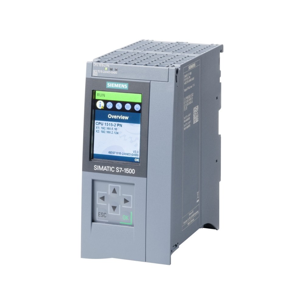 Siemens Siemens 6ES7515-2AN03-0AB0, 19.2 V, 28,8 V, Grå, 1,15 A, -40