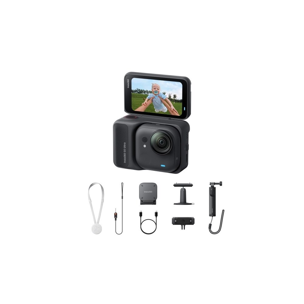 Insta360 Insta360 GO Ultra Creator Black, 4K Ultra HD, 240 fps, Wi-Fi...