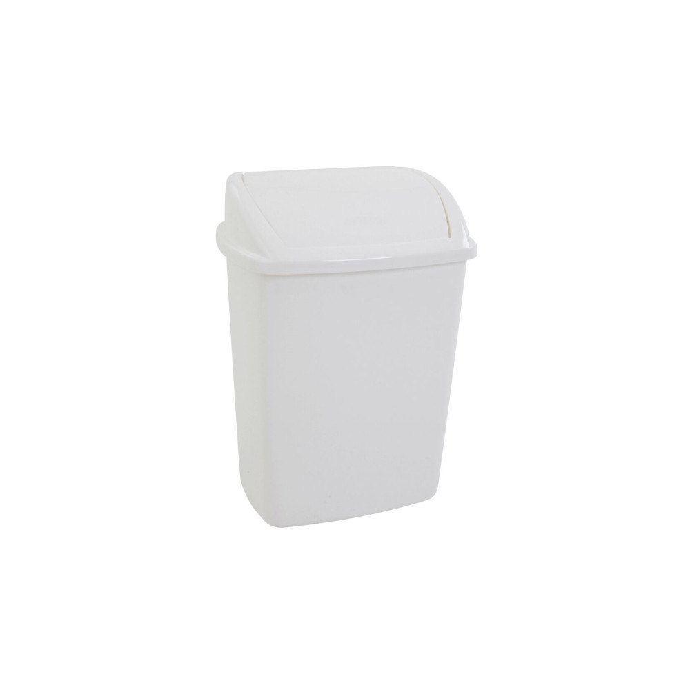 V-Part Papperskorg, V-Part, vit, plast, 26 l, med svängbart lock, f...