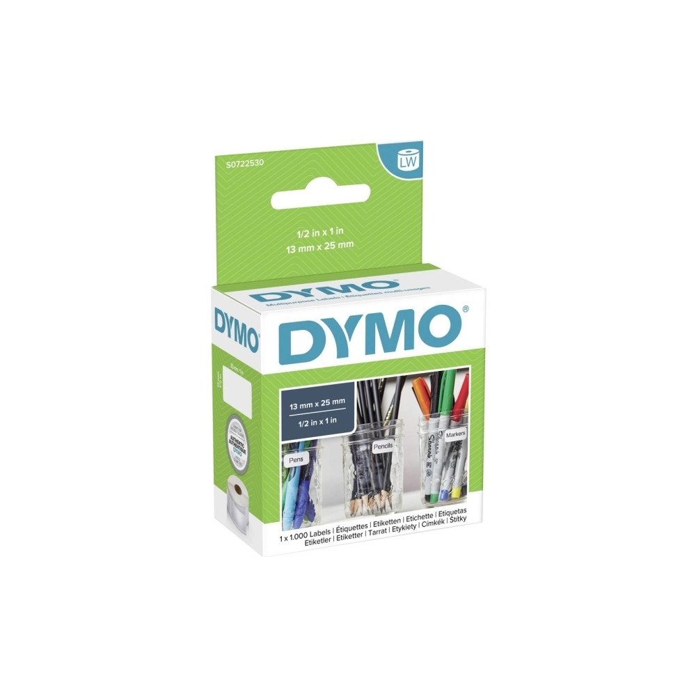 DYMO DYMO LabelWriter MultiPurpose - etiketter - 1000 etikett (er) - 13 x 25 mm