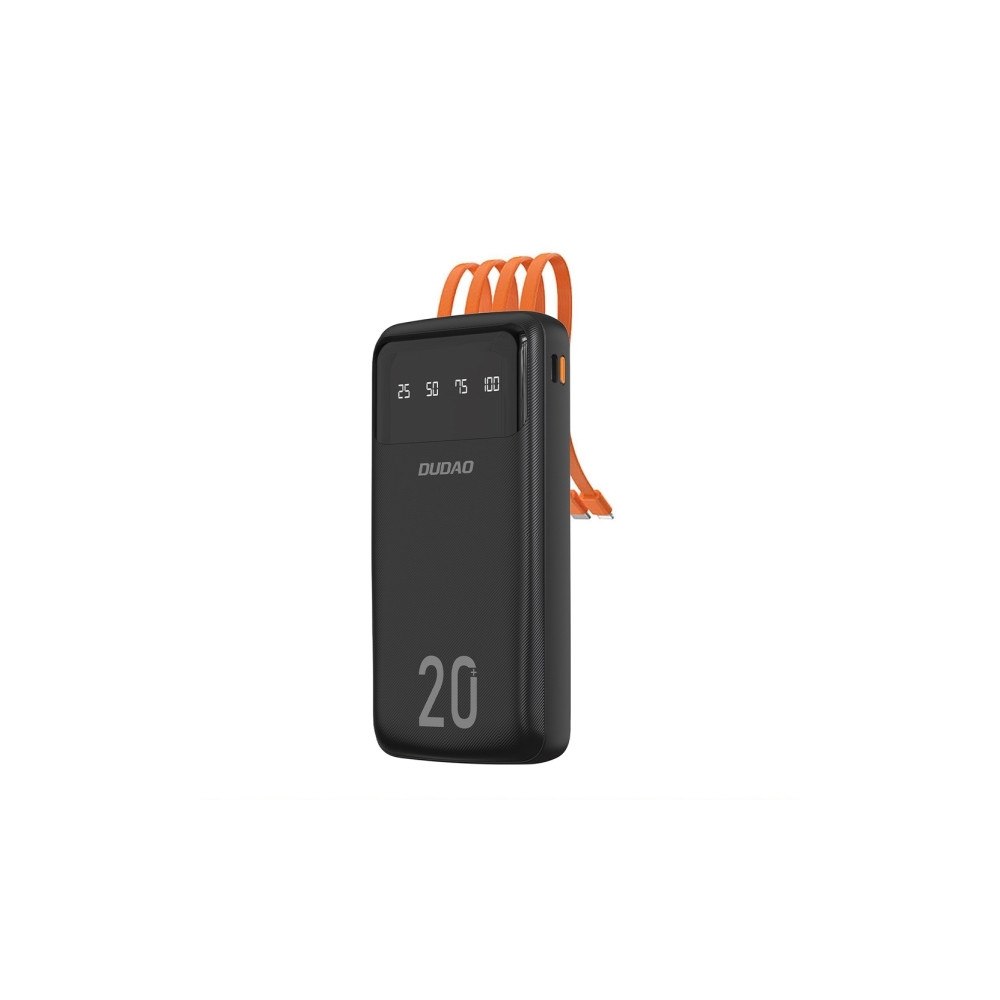 Dudao Dudao K6Pro+ powerbank 20000 mAh med 3 inbyggda kablar USB-C...