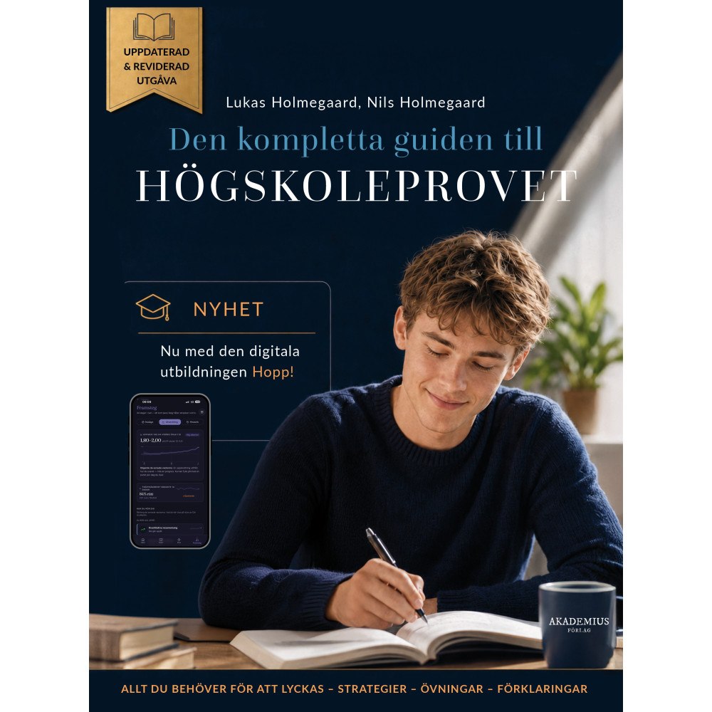 Nils Holmegaard Den kompletta guiden till högskoleprovet (häftad)