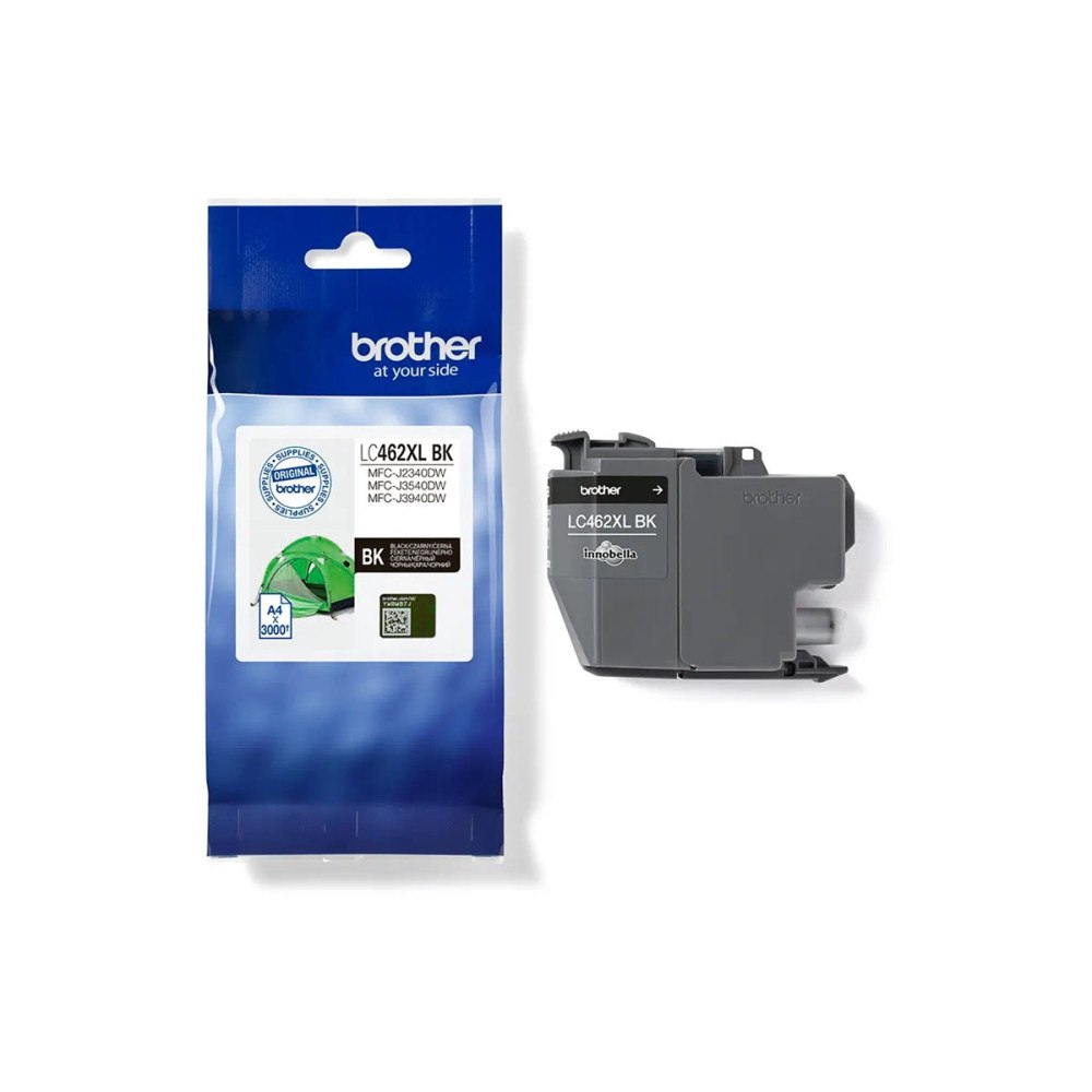 Brother Brother LC462XLBK - hög kapacitet - svart - original - bläckpatron