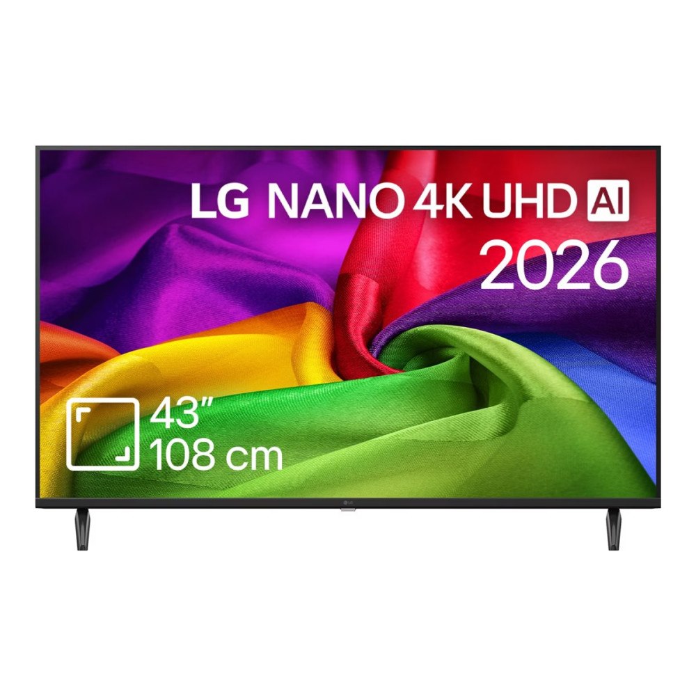 LG LG 43NU800B3LC NU80 Series - 43" LED-bakgrundsbelyst LCD-TV - NANO 4K UHD AI - 4K