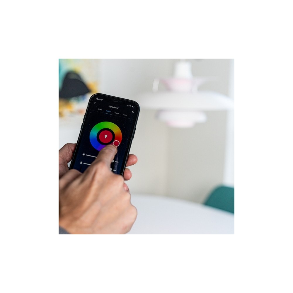Lite Bulb Moments Lite Bulb Moments White and Color Ambience - LED-glödlampa - form: A60 - E27 - 8.5 W - RGB-lampa - 2700-6500 K - mjölkvi...