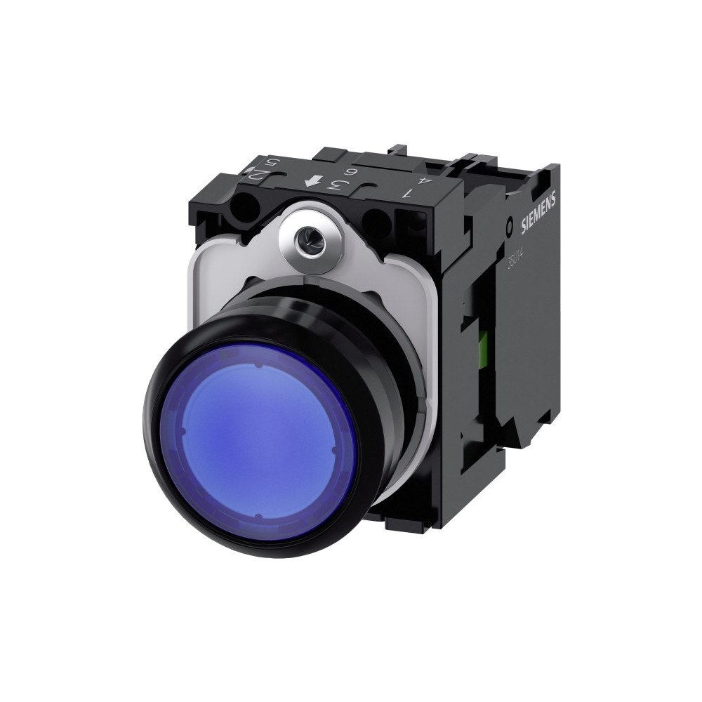 Siemens Siemens 3SU1102-0AB50-1BA0, IP67, IP69K, 2,23 cm, 70 mm, 120...