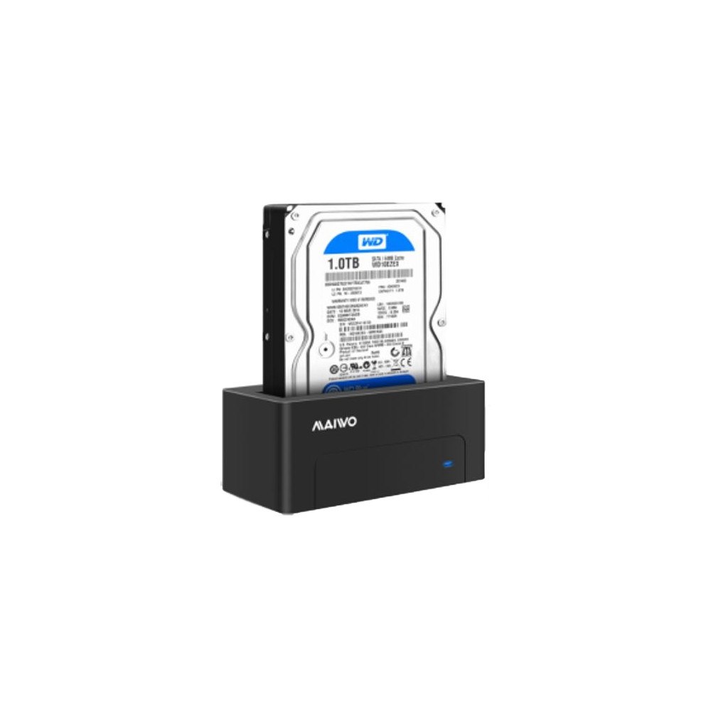 DELTACOIMP External HDD dock, USB-B, 3,5" or 2,5", USB 3.1 Gen1, 5 Gbps...