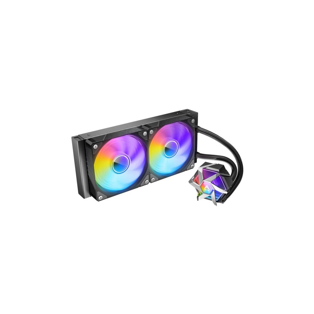 Azza Azza HEX 240, All-in-one vätskekylare, 12 cm, 120 m³/h, Svar...