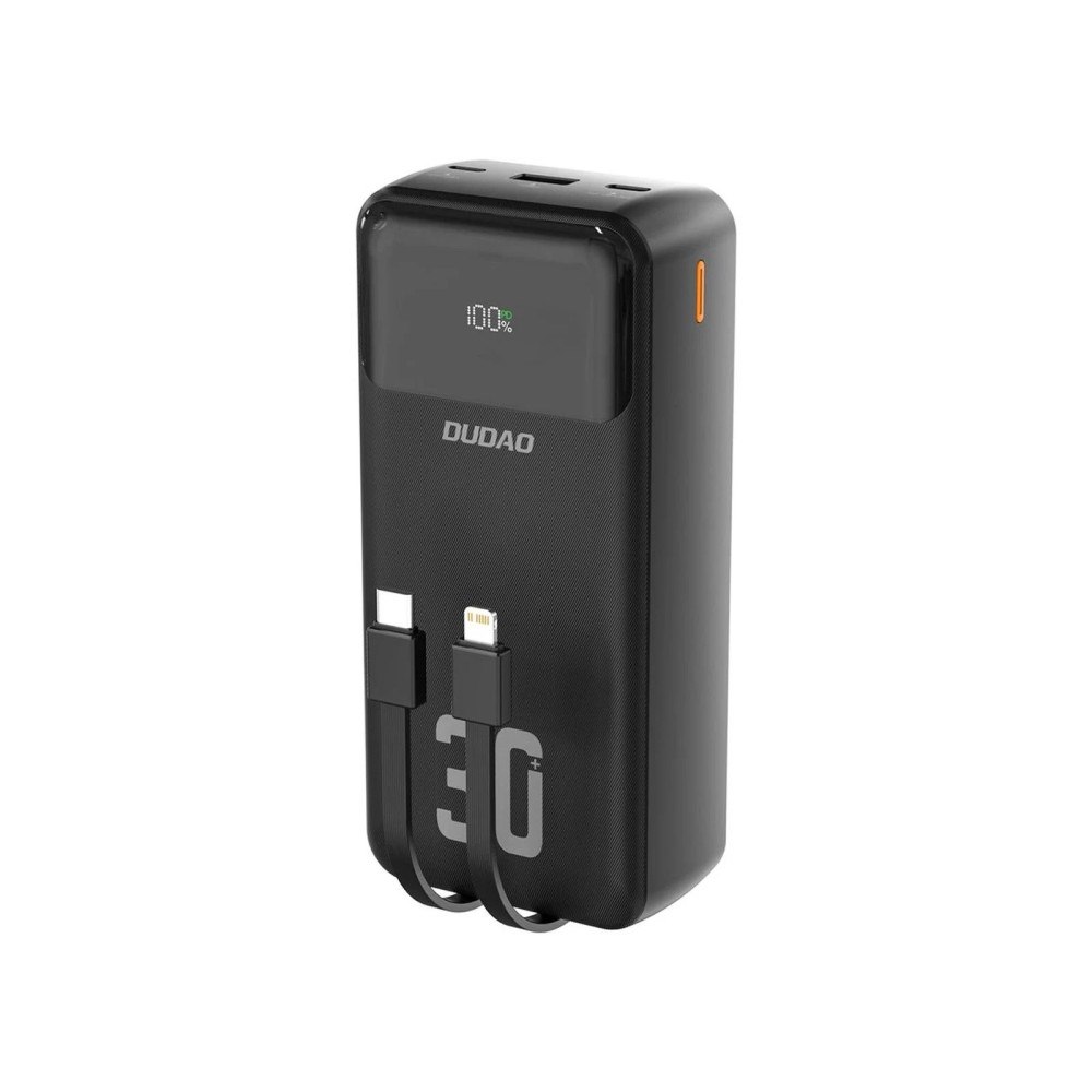 Dudao Dudao K15MAX 30000mAh PD 22,5W powerbank med integrerade kab...