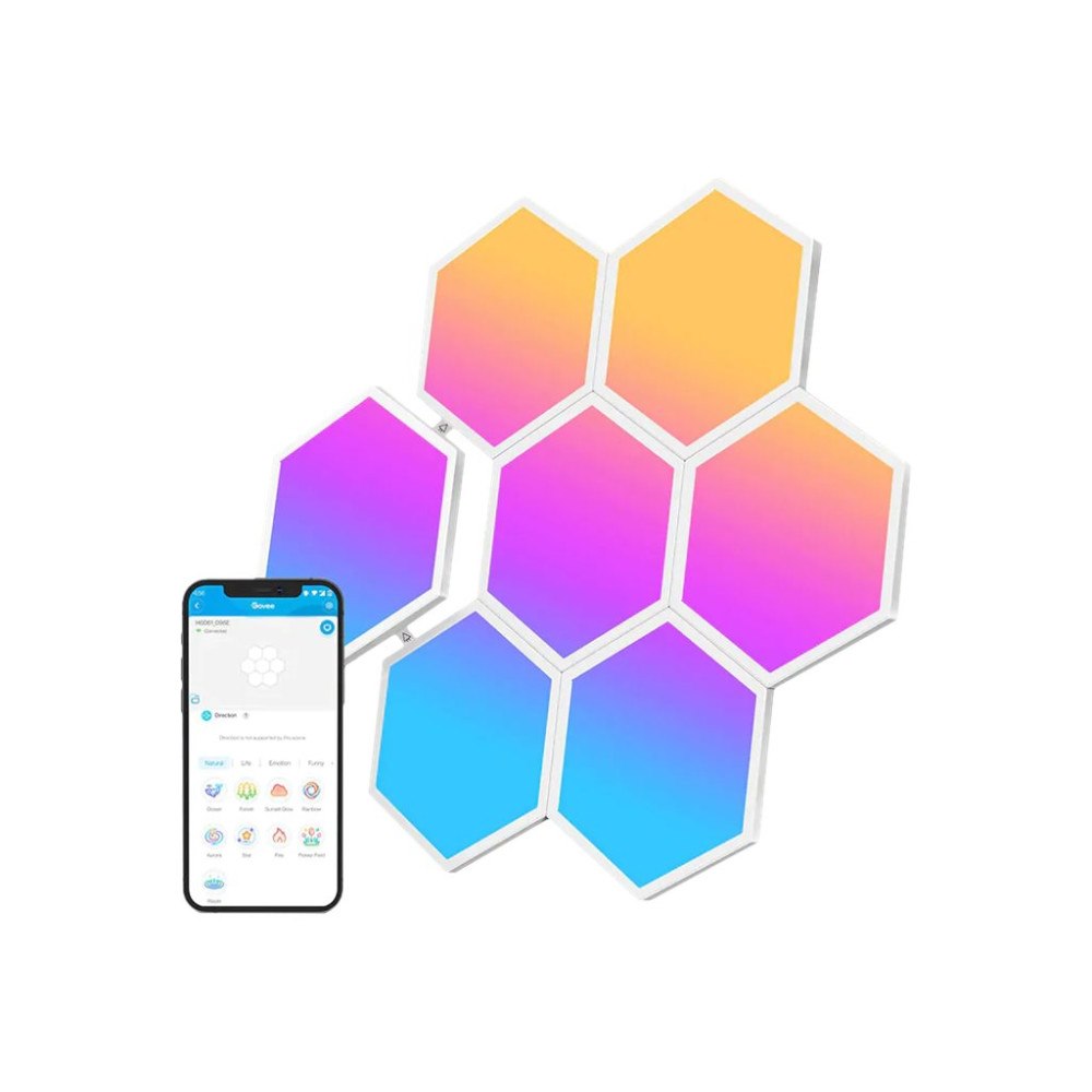 Govee Govee Glide Hexa - ljuspanel - LED - RGBIC (paket om 10)