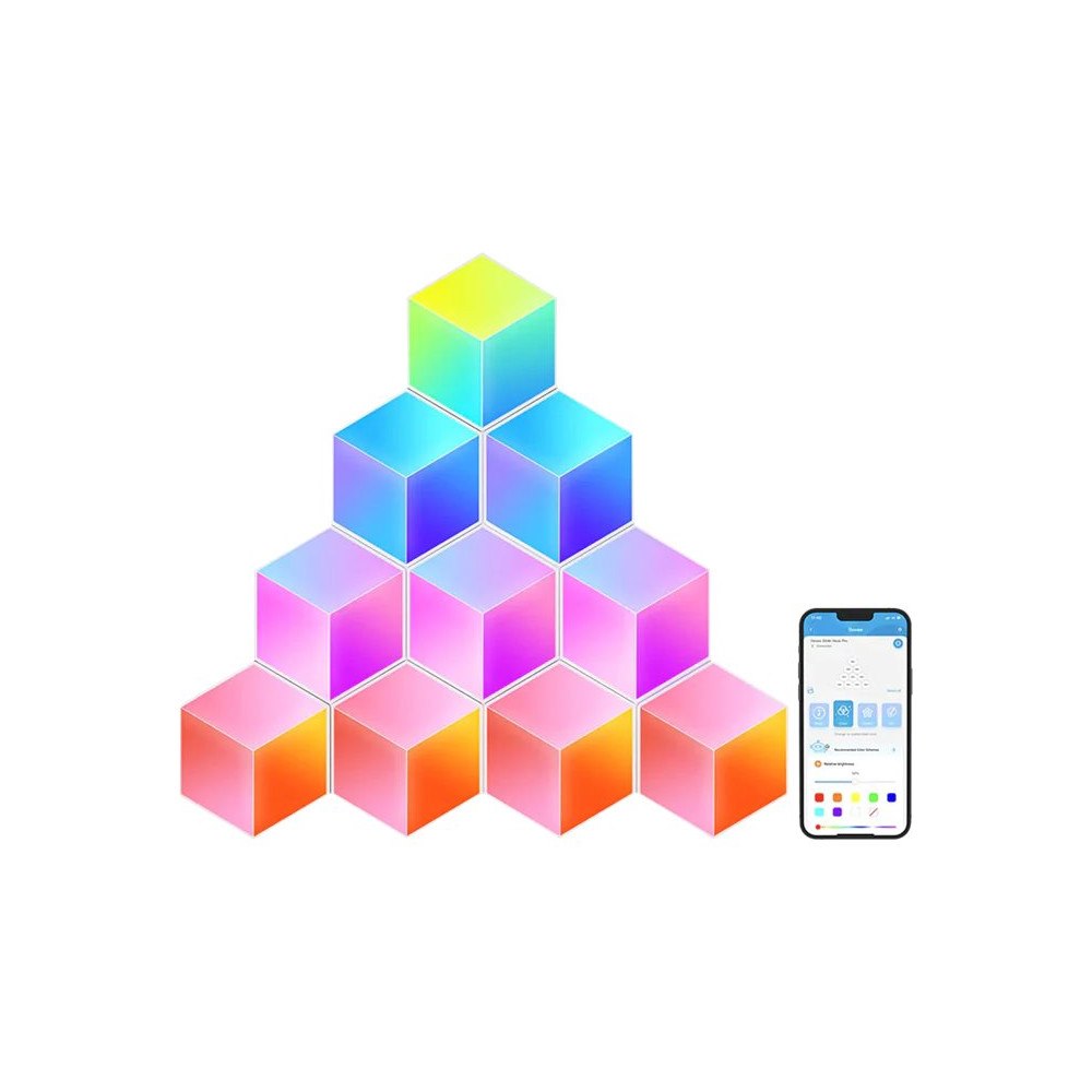 Govee Govee Glide Hexa Pro - ljuspanel - LED - RGBIC - sexhörning (paket om 10)