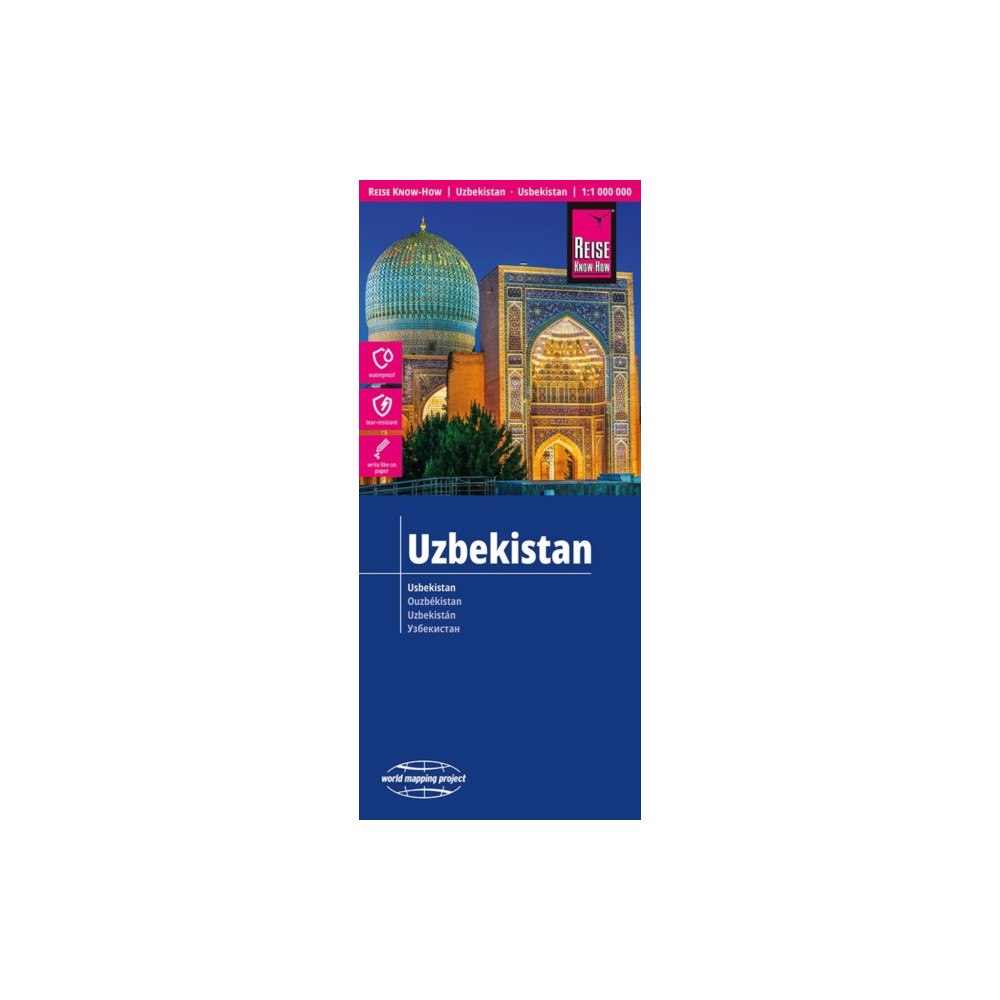 Reise Know-How Verlag Peter Rump GmbH Uzbekistan (1:1,000,000)