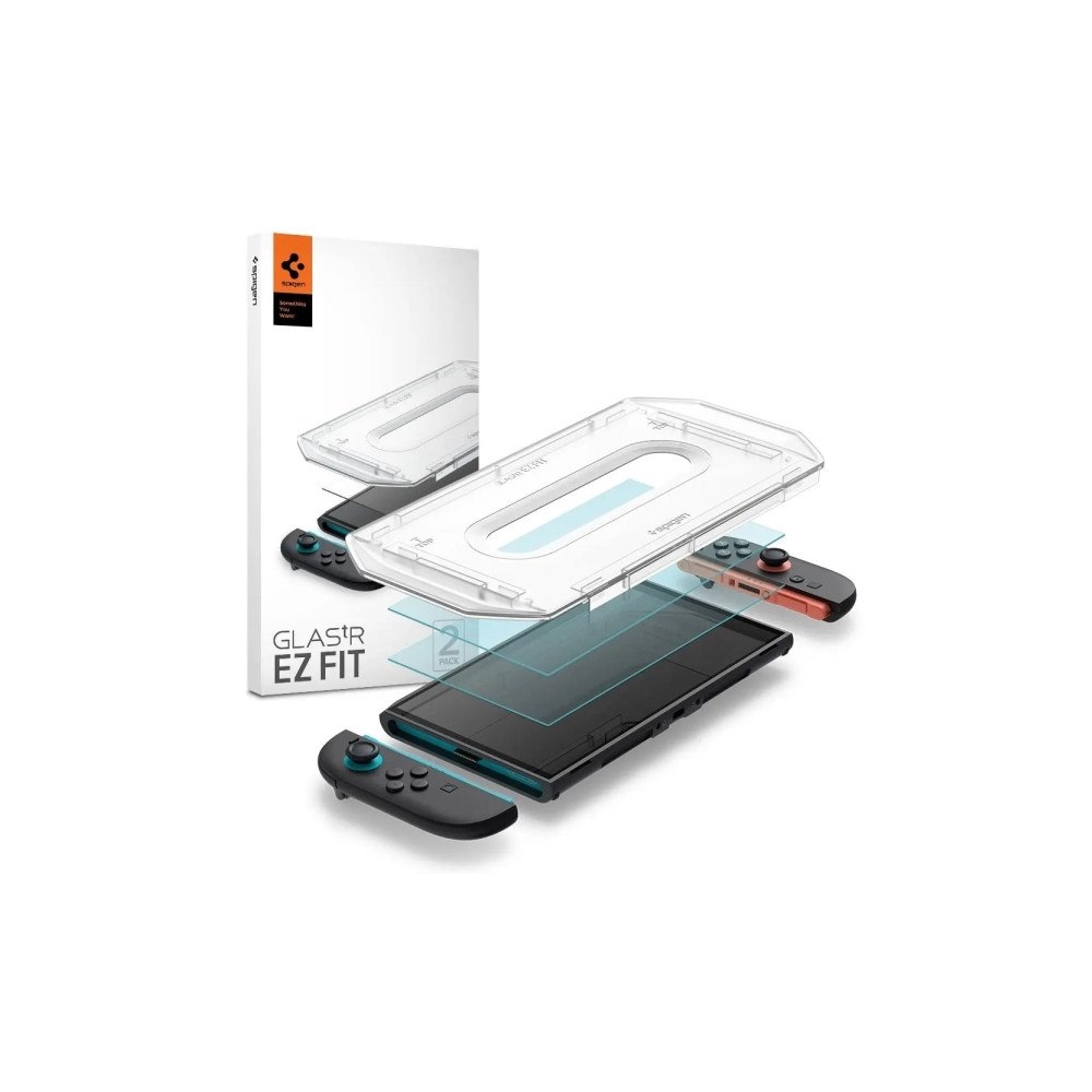 Spigen Spigen GLAS.tR EZ Fit, Skärmskydd, Nintendo Switch 2, Transp...