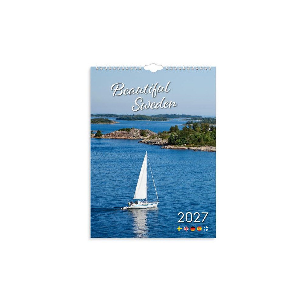 Burde Väggkalender Beautiful Sweden 2027