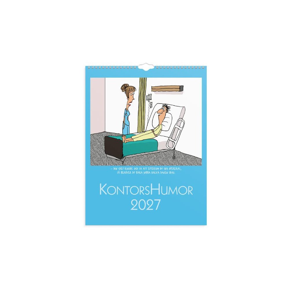 Burde Väggkalender Kontorshumor 2027