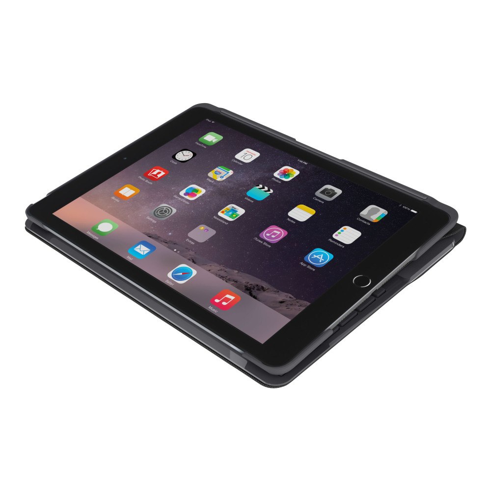 Logitech Logitech Slim Folio - tangentbord och foliefodral - AZERTY - fransk - svart Inmatningsenhet