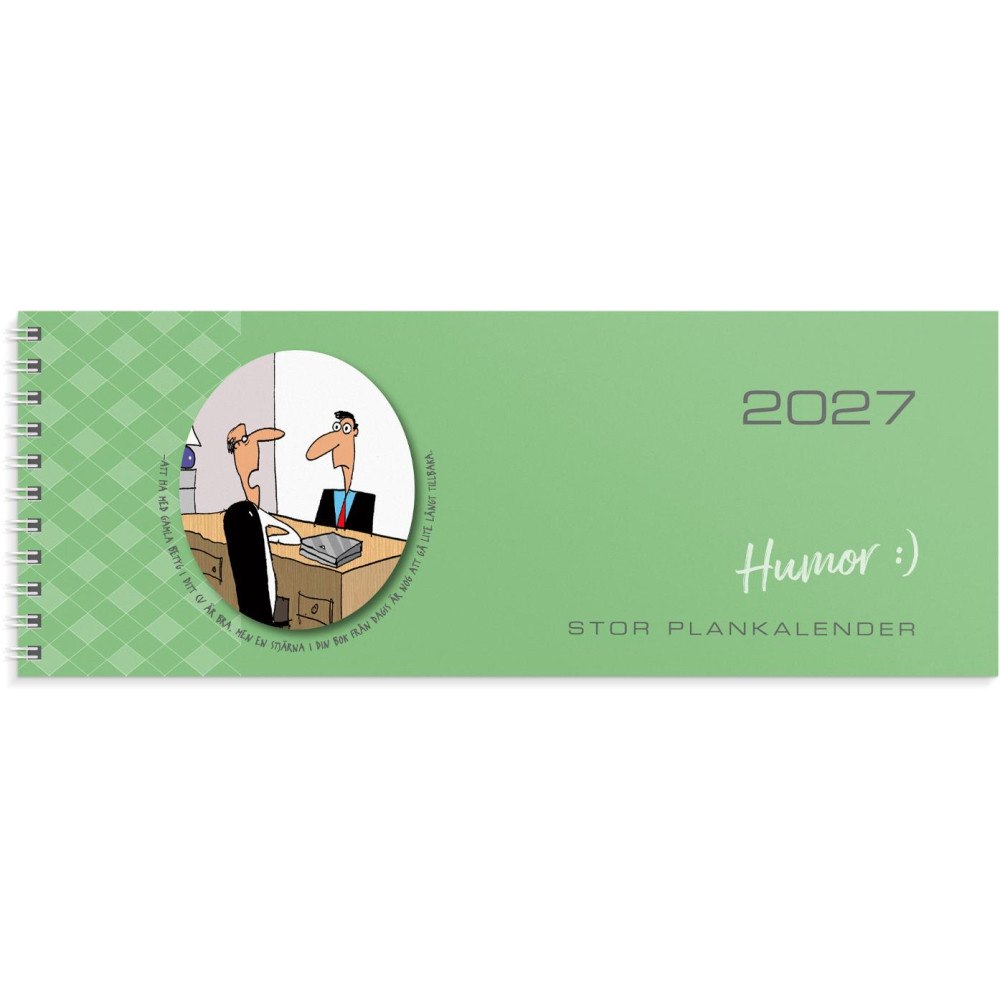 Burde Stor Plankalender Humor 2027