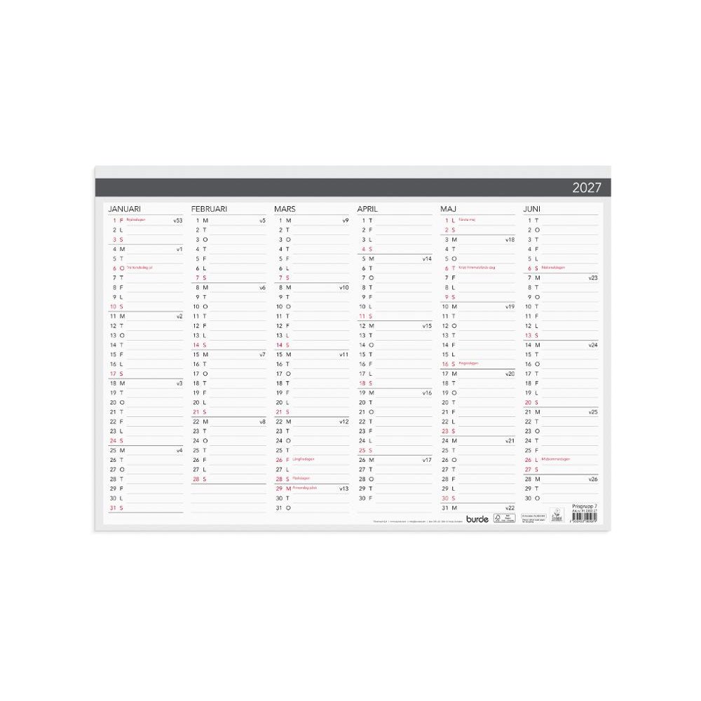 Burde Väggblad Elegant 2027 420x297 mm