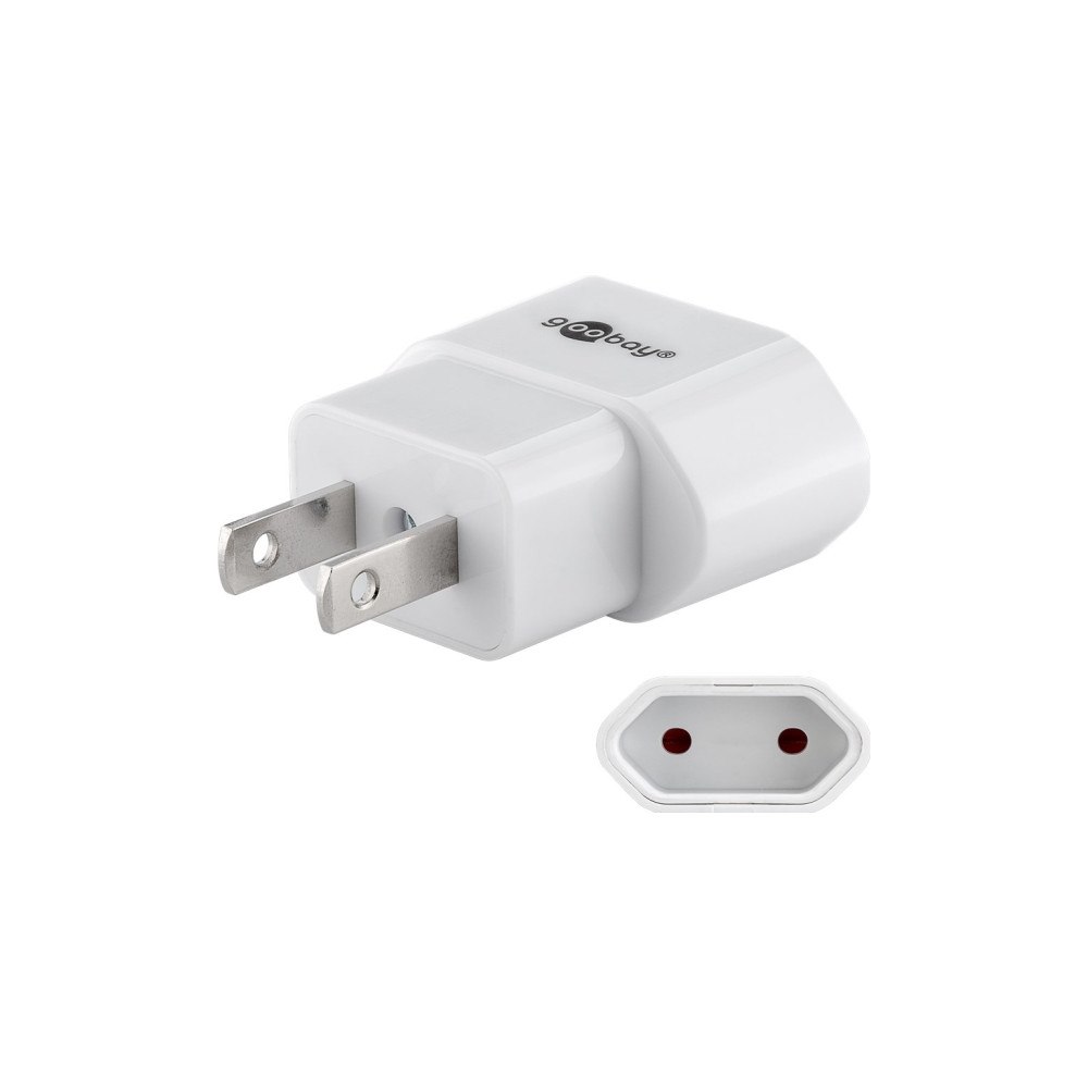 Goobay Goobay 45345, Typ A, Typ C (Euro-kontakt), 10 A, Vit, CE, WE...