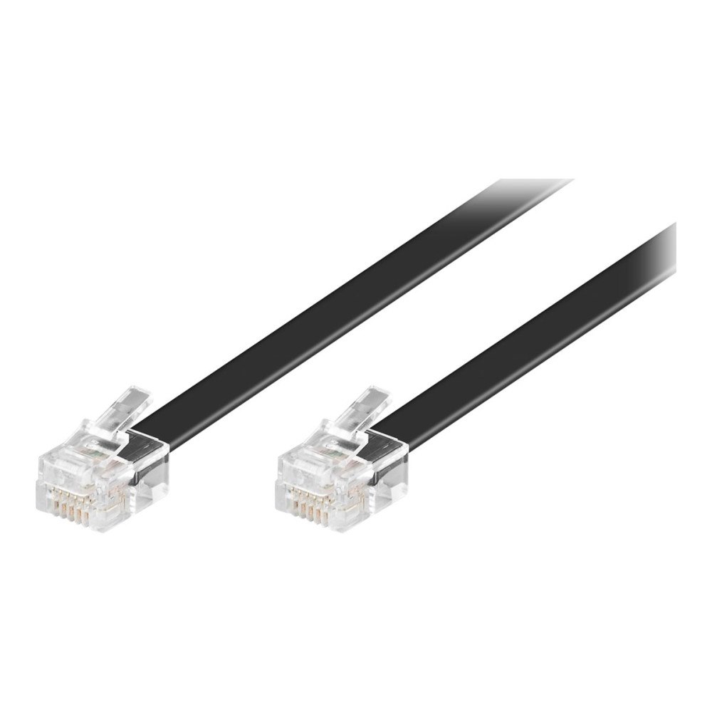 Goobay goobay telefonkabel - 15 m - svart
