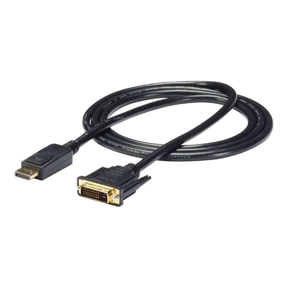 StarTech.com StarTech 1,8 m DisplayPort till DVI-kabel - 1080p video - DisplayPort till DVI-kabeladapter - DP till DVI-D-adapter Sing...
