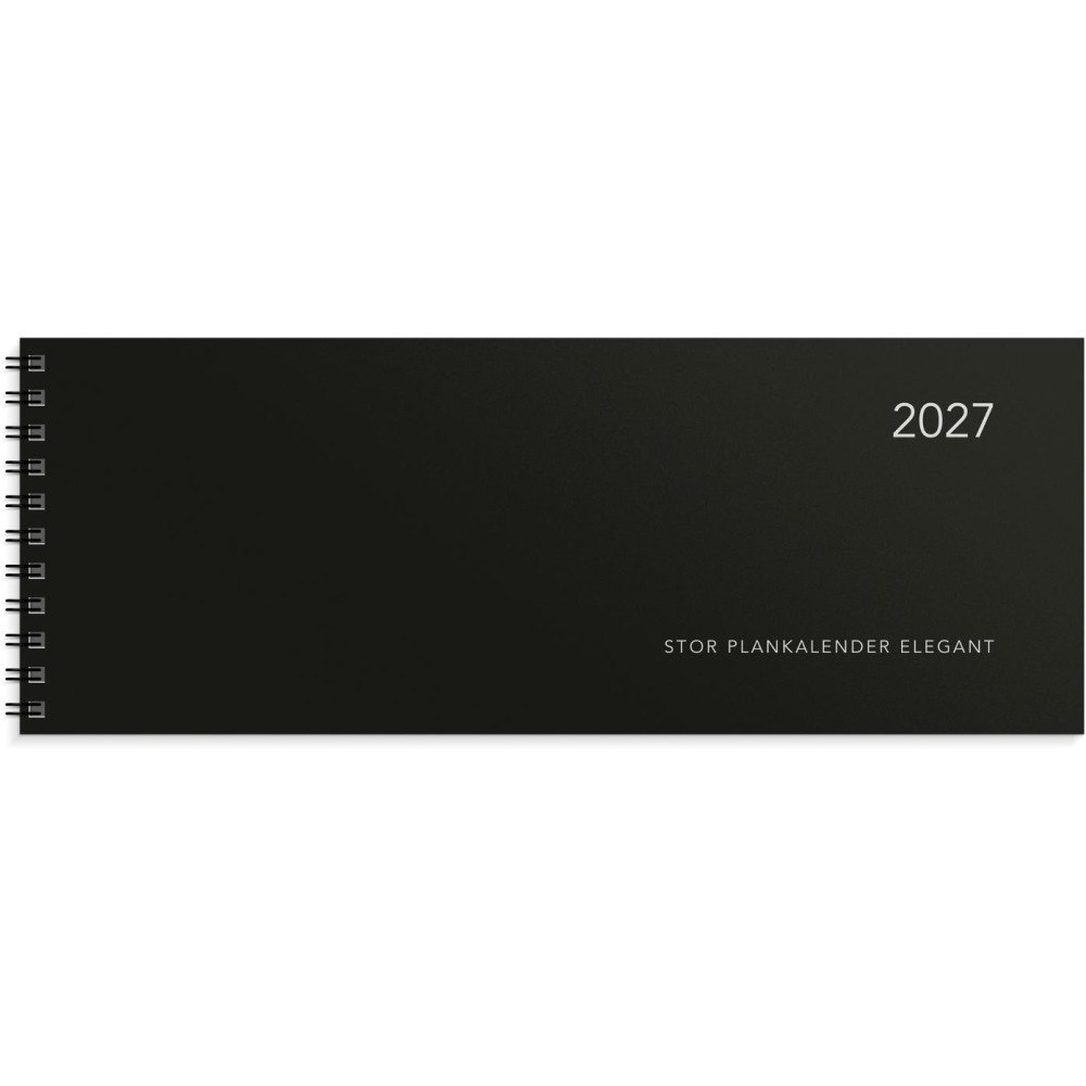 Burde Stor Plankalender Elegant 2027
