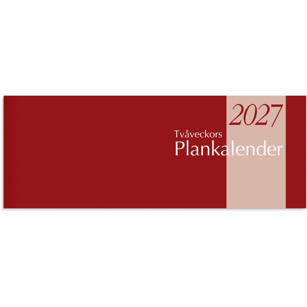 Burde Tvåveckors Plankalender 2027