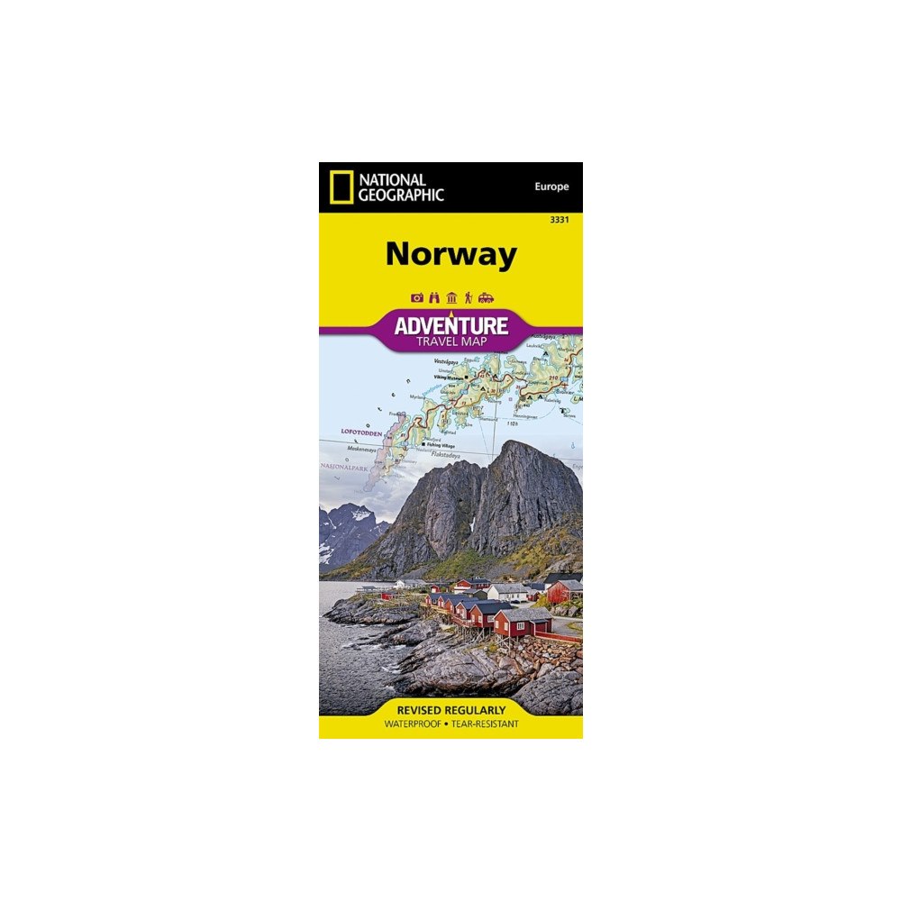 National Geographic Maps Norway Adventure Map