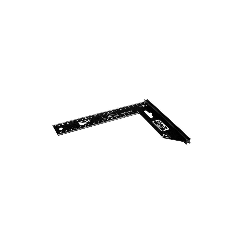 BAHCO Bahco 9045-B-250, Snickarvinkelhake, Svart, Stål, cm, mm, 1...