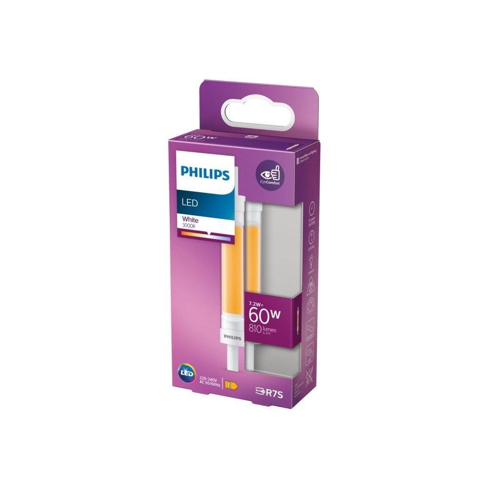 Philips Philips - LED-glödlampa - R7s - 7.2 W - vitt ljus - 3000 K