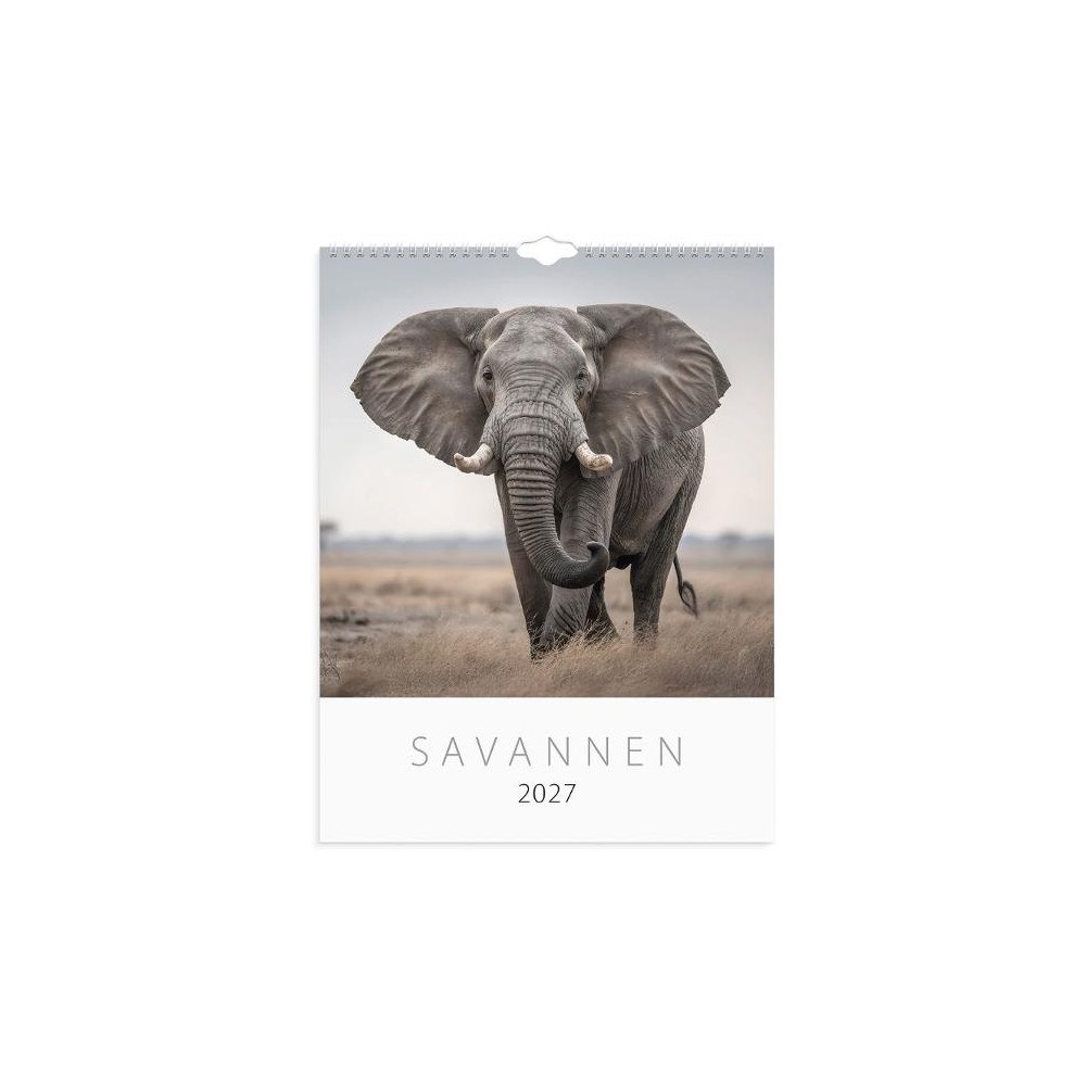 Burde Väggkalender Savannen 2027