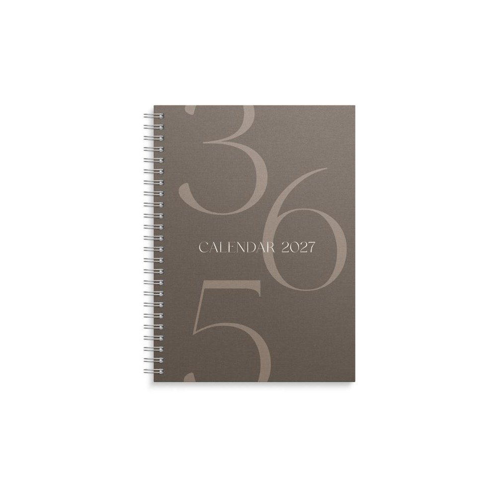 Burde Kalender Business Story 2027 brun