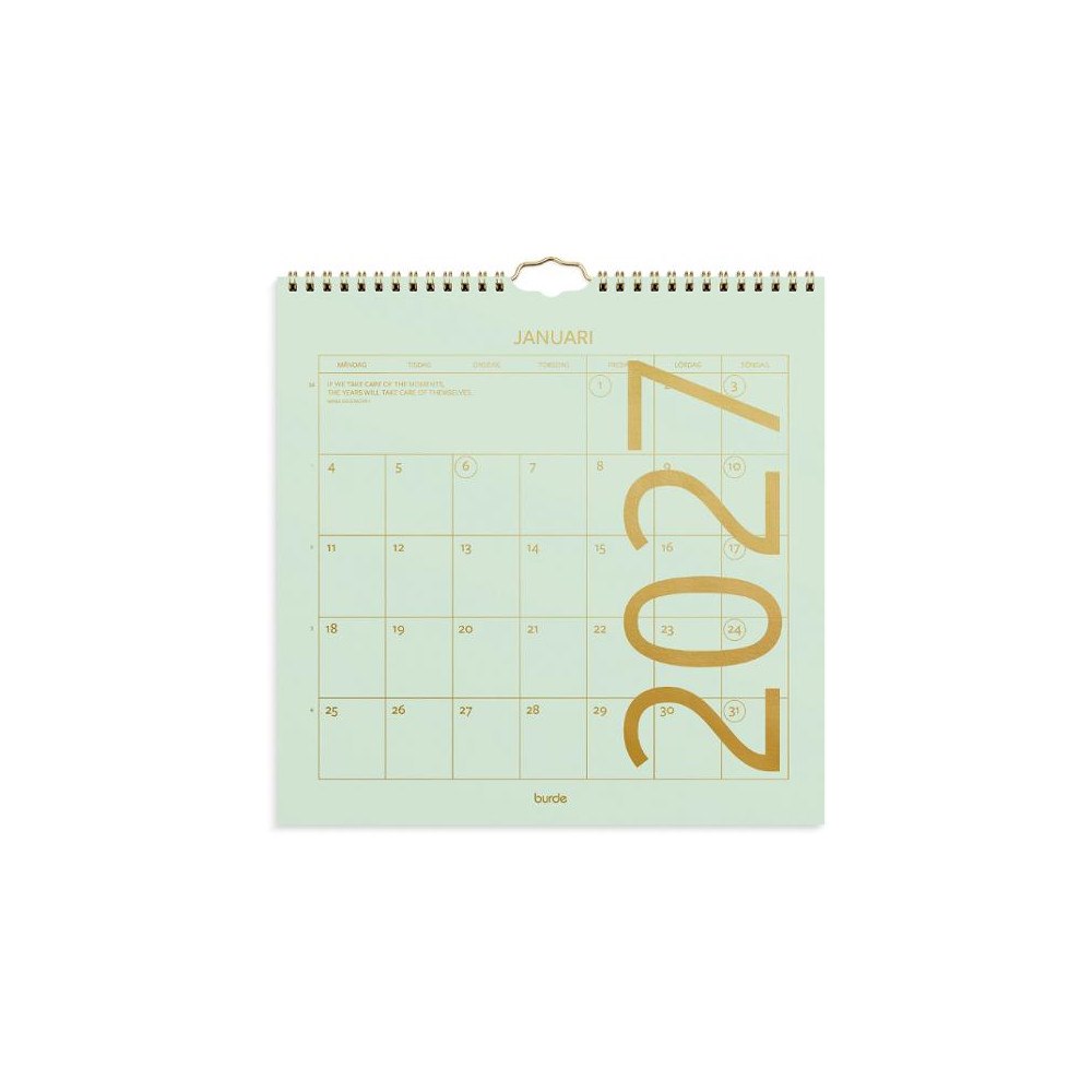 Burde Väggkalender Color 2027