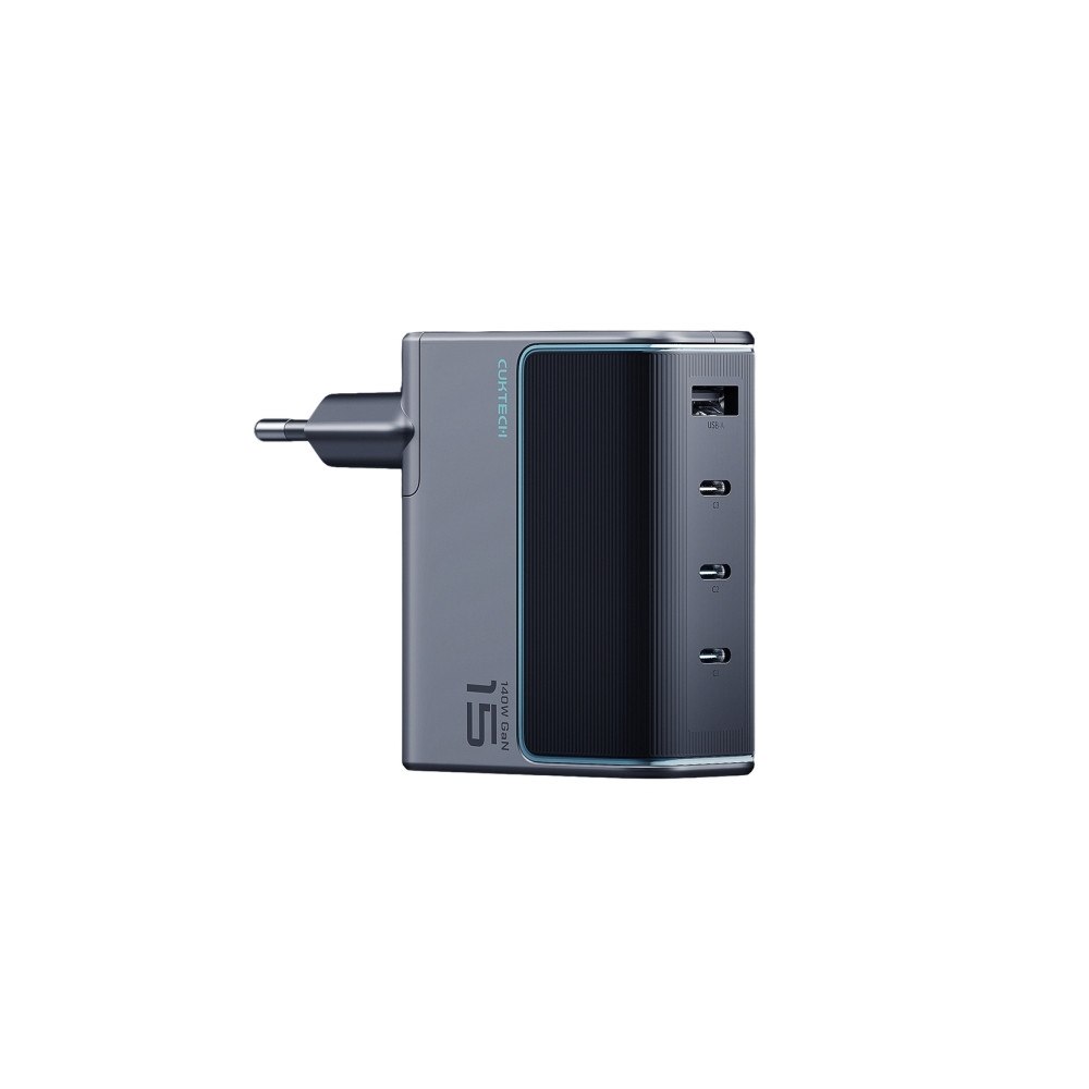 Usorteret Cuktech AD1404UEU 140W GaN 3x USB-C + USB-A Wall Charger wit...