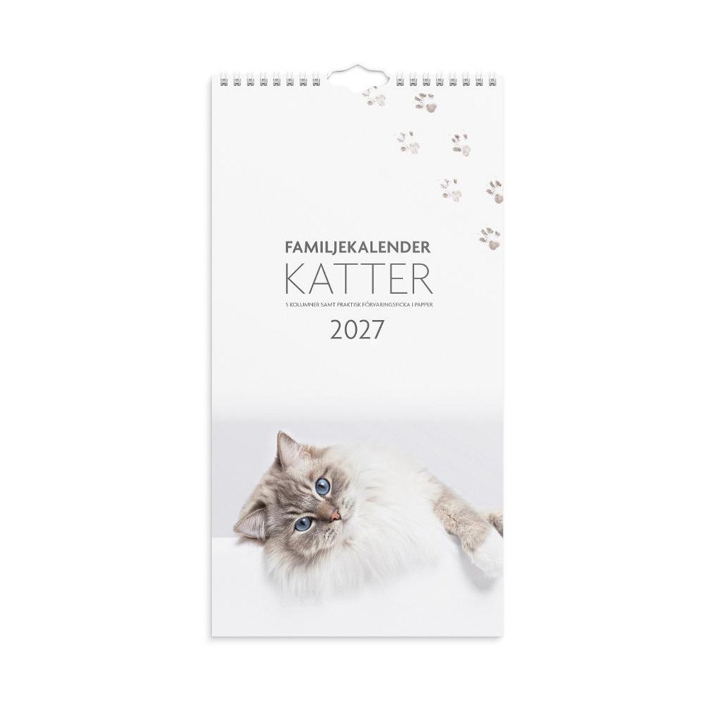 Burde Familjekalender 2027 Katter