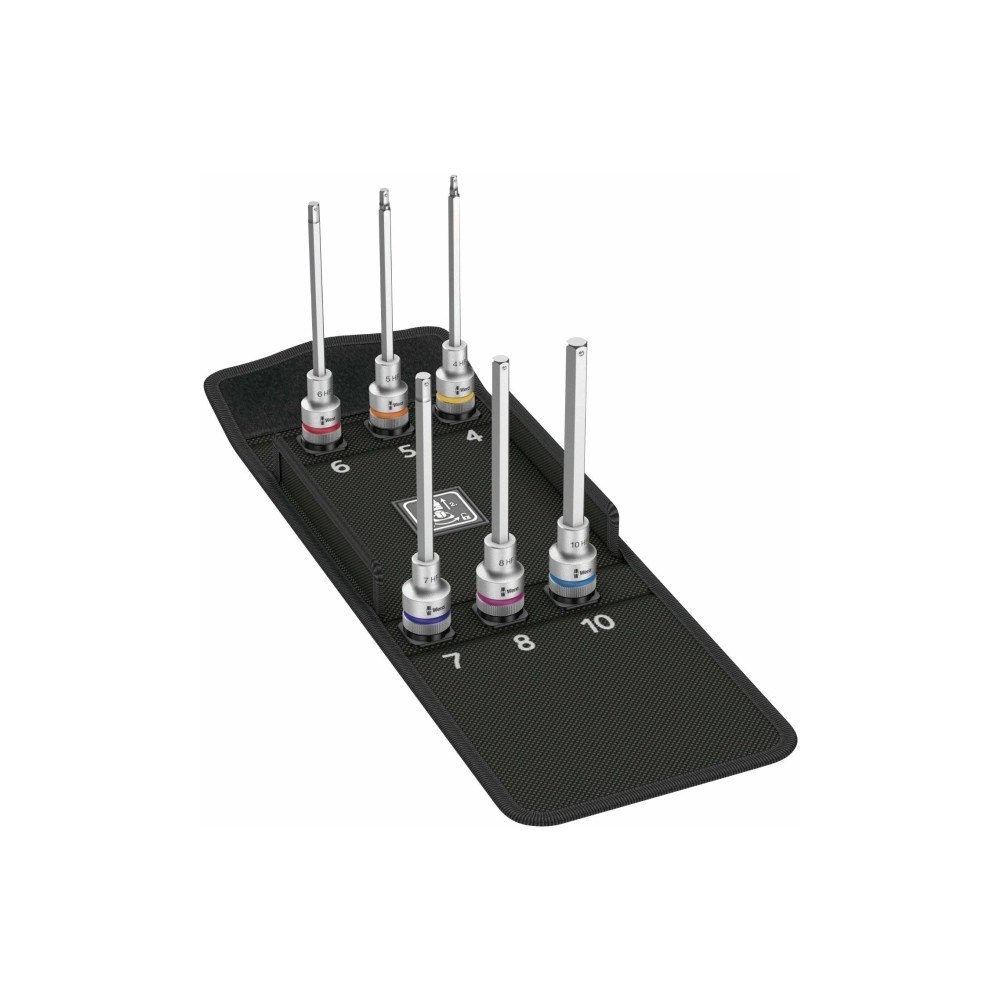 Wera Werkzeuge GmbH Wera 8740 C HF 2, 6 styck, 25,4 / 2 mm (1 / 2"), Rostfritt s...