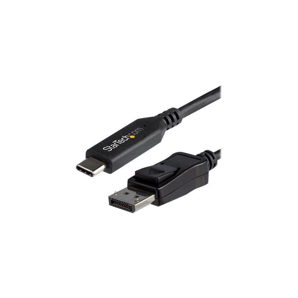 StarTech.com StarTech.com USB C till DisplayPort 1.4-kabel på 1,8 m ‒ videoadapterkonverterare USB Type-C till DP 1.4 Alt-läge för 4K...