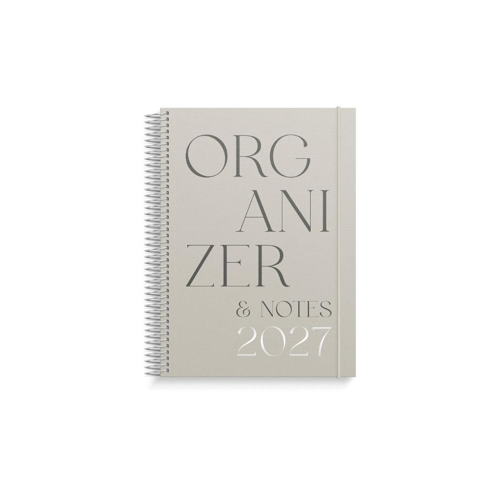 Burde Kalender Organizer & Notes 2027 stående