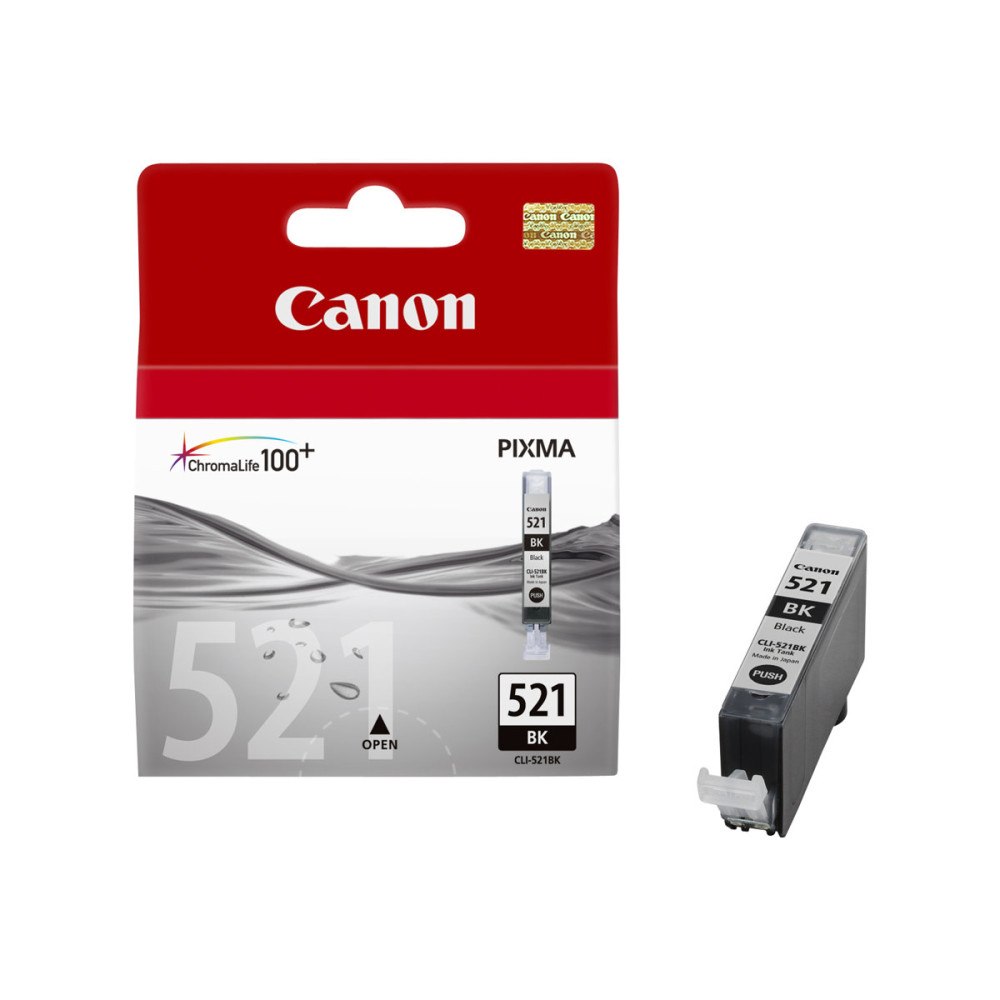 CANON Canon CLI-521BK - svart - original - bläcktank