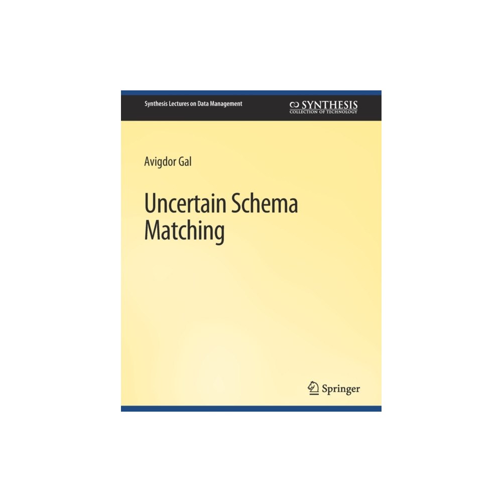Springer International Publishing AG Uncertain Schema Matching (häftad, eng)