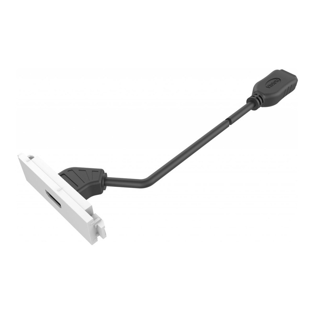 Vision VISION TechConnect 3 HDMI module - modulkontaktplatta med insnäppsfästen