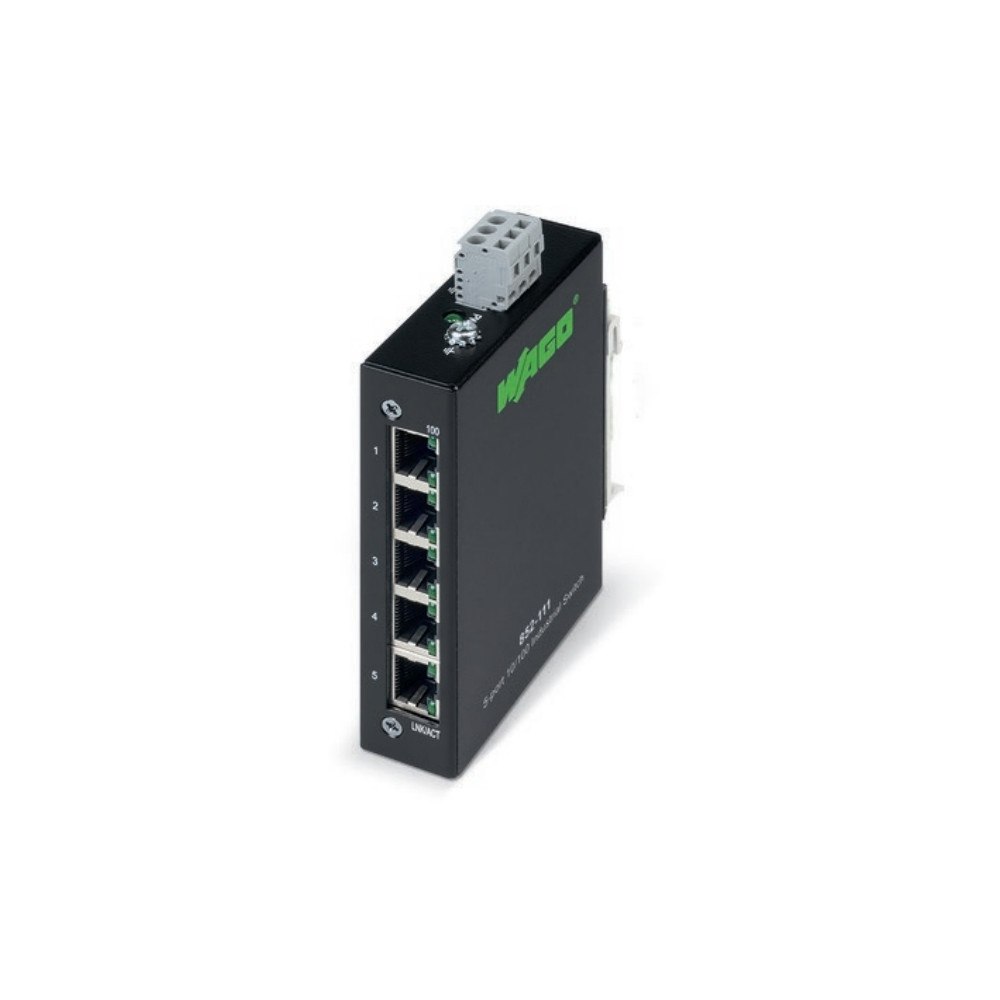 WAGO Wago 852-111, Fast Ethernet (10/100), Full duplex, Stativfäs...